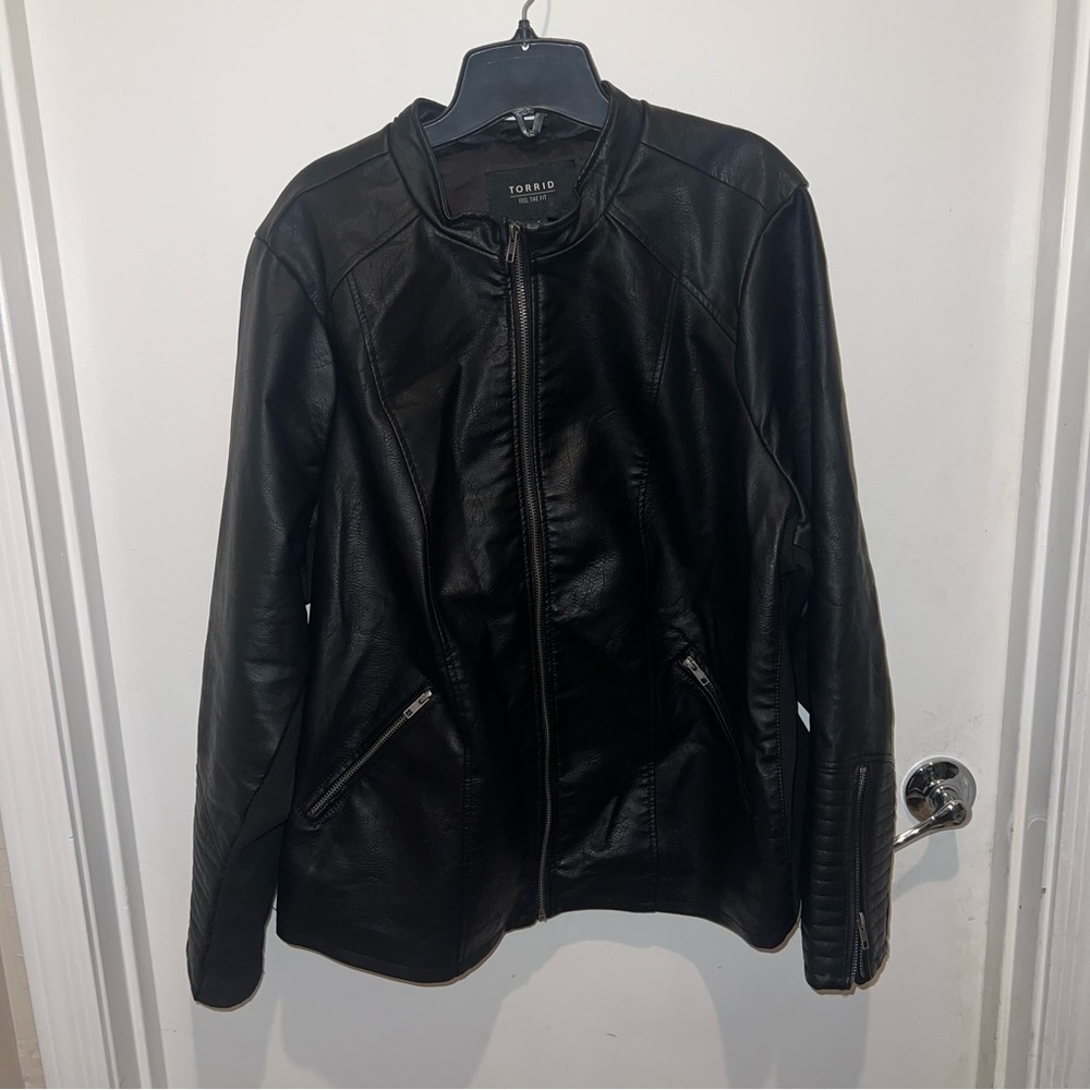 Torrid Leather Moto Jacket